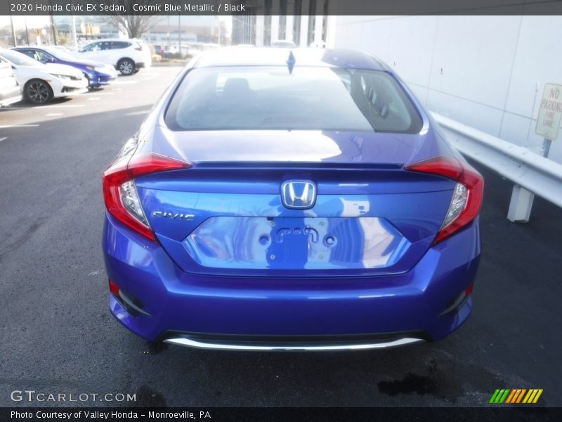 Cosmic Blue Metallic / Black 2020 Honda Civic EX Sedan