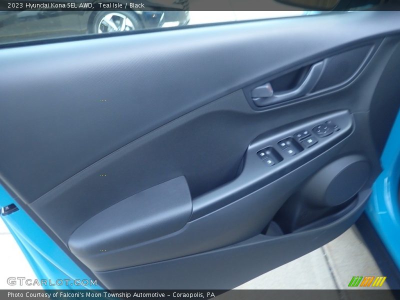 Teal Isle / Black 2023 Hyundai Kona SEL AWD