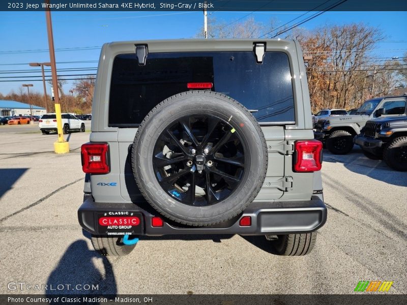 Sting-Gray / Black 2023 Jeep Wrangler Unlimited Sahara 4XE Hybrid