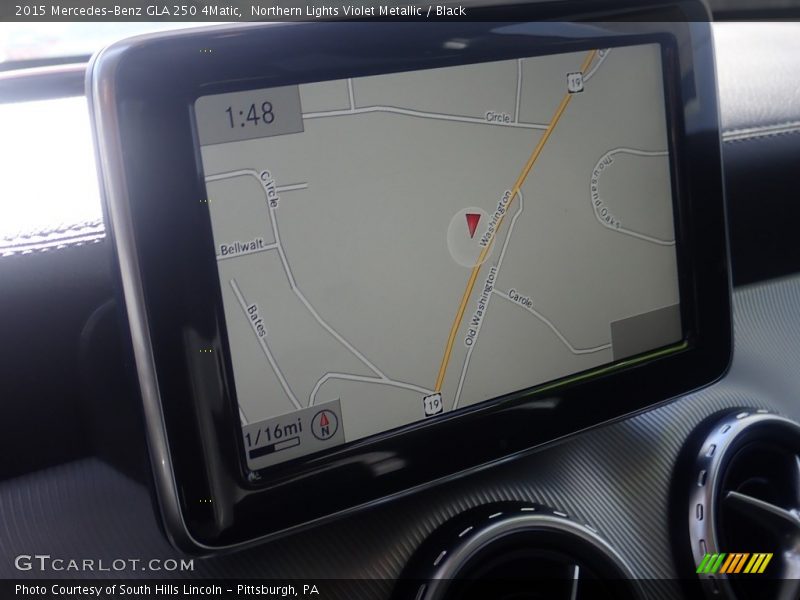 Northern Lights Violet Metallic / Black 2015 Mercedes-Benz GLA 250 4Matic