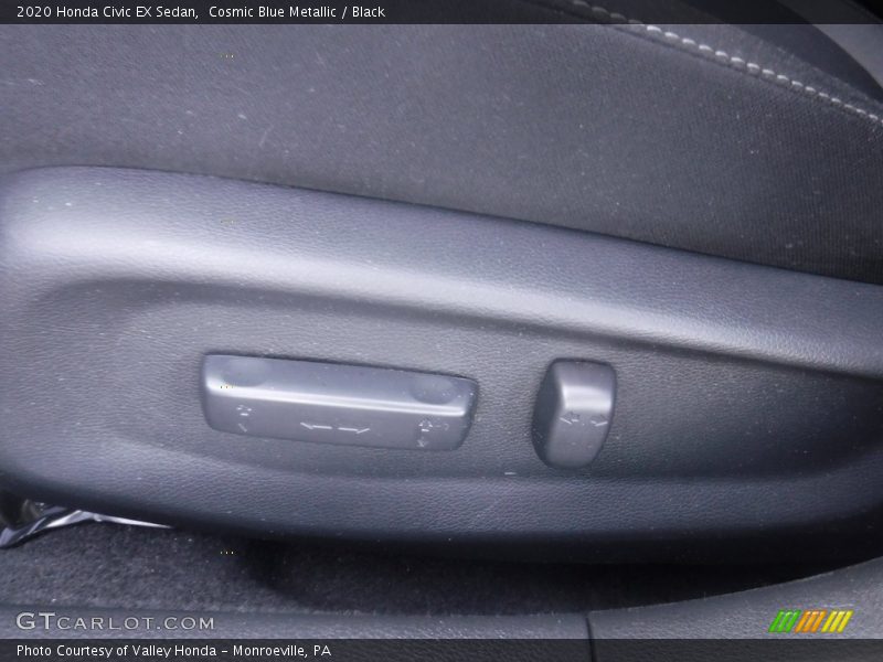 Cosmic Blue Metallic / Black 2020 Honda Civic EX Sedan