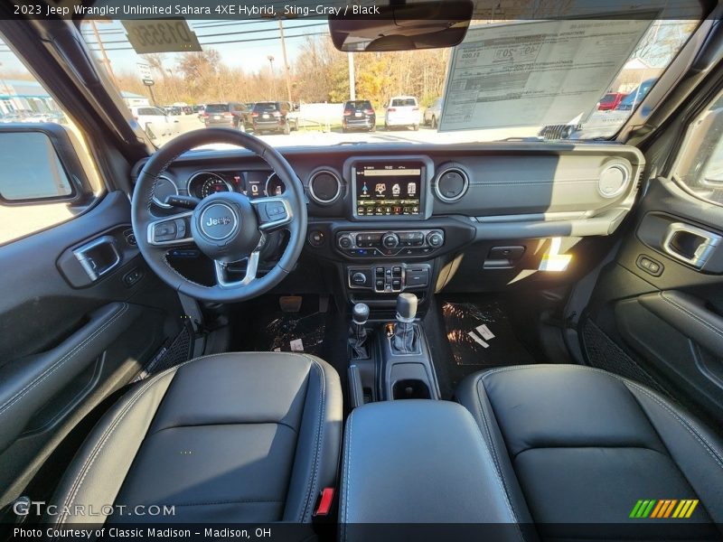 Sting-Gray / Black 2023 Jeep Wrangler Unlimited Sahara 4XE Hybrid
