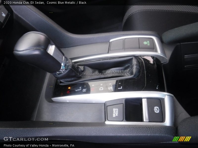 Cosmic Blue Metallic / Black 2020 Honda Civic EX Sedan