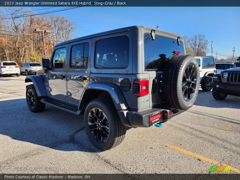 Sting-Gray / Black 2023 Jeep Wrangler Unlimited Sahara 4XE Hybrid