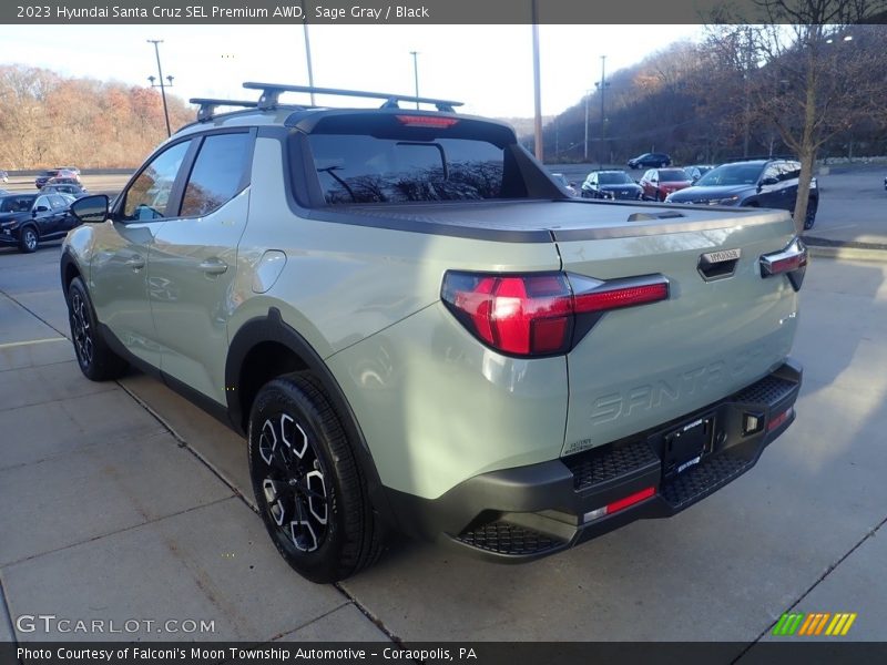 Sage Gray / Black 2023 Hyundai Santa Cruz SEL Premium AWD