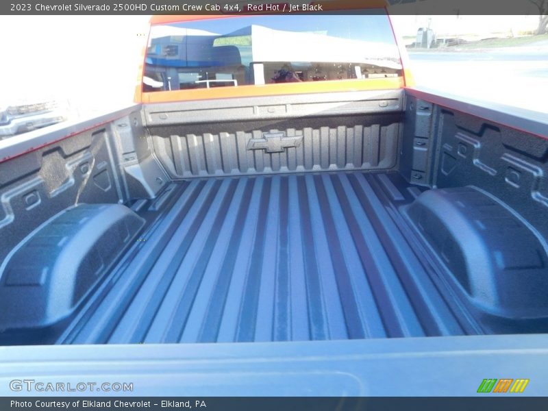 Red Hot / Jet Black 2023 Chevrolet Silverado 2500HD Custom Crew Cab 4x4