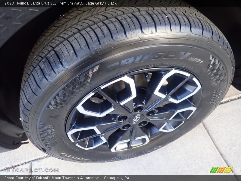 Sage Gray / Black 2023 Hyundai Santa Cruz SEL Premium AWD