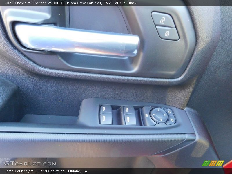 Red Hot / Jet Black 2023 Chevrolet Silverado 2500HD Custom Crew Cab 4x4