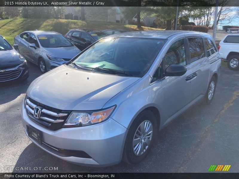 Alabaster Silver Metallic / Gray 2015 Honda Odyssey LX