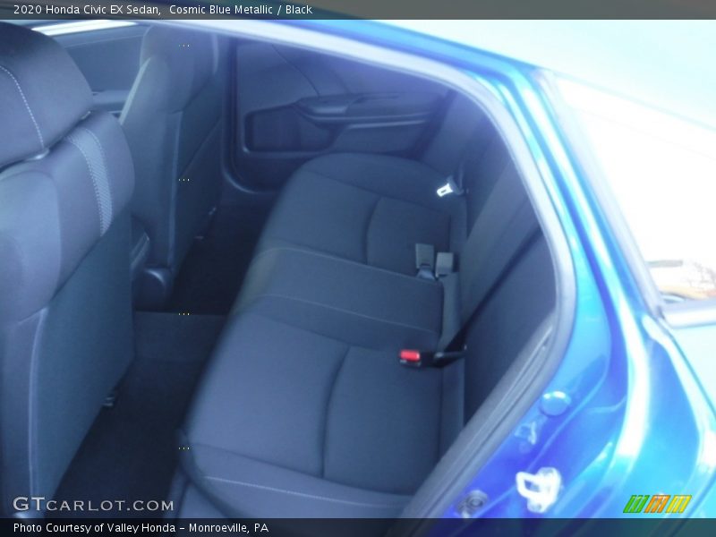 Cosmic Blue Metallic / Black 2020 Honda Civic EX Sedan