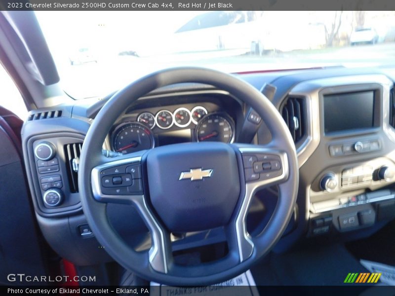  2023 Silverado 2500HD Custom Crew Cab 4x4 Steering Wheel