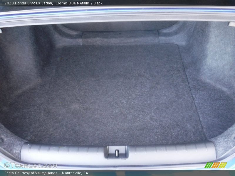Cosmic Blue Metallic / Black 2020 Honda Civic EX Sedan