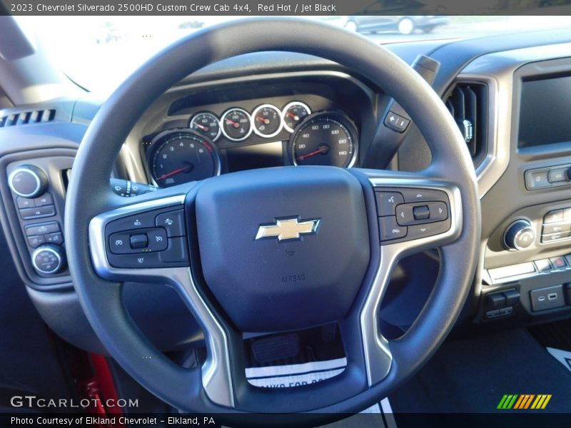  2023 Silverado 2500HD Custom Crew Cab 4x4 Steering Wheel