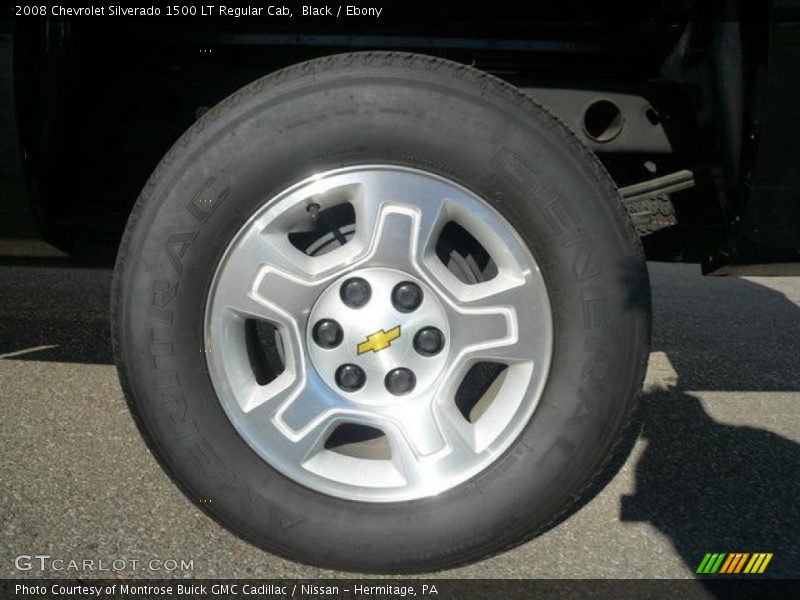 Black / Ebony 2008 Chevrolet Silverado 1500 LT Regular Cab