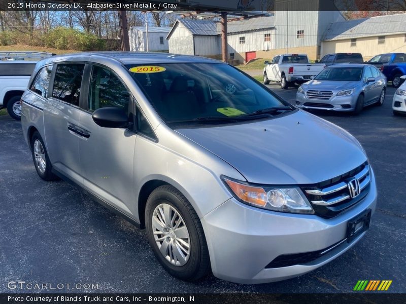 Alabaster Silver Metallic / Gray 2015 Honda Odyssey LX