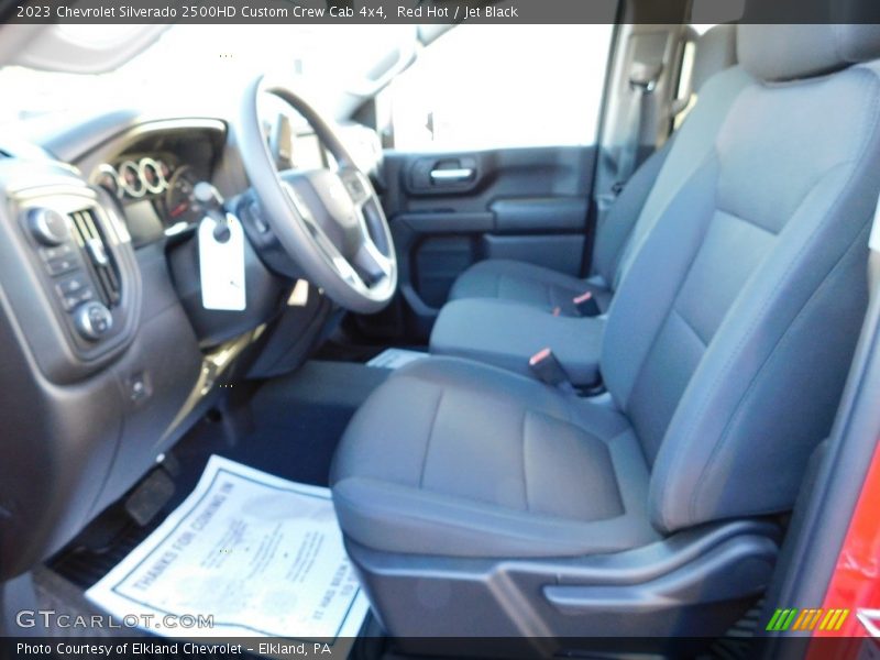 Red Hot / Jet Black 2023 Chevrolet Silverado 2500HD Custom Crew Cab 4x4