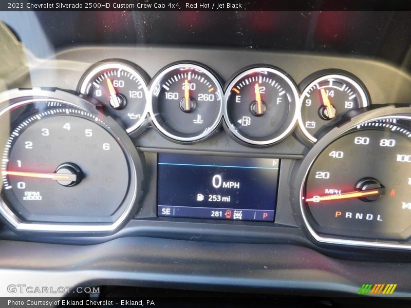  2023 Silverado 2500HD Custom Crew Cab 4x4 Custom Crew Cab 4x4 Gauges