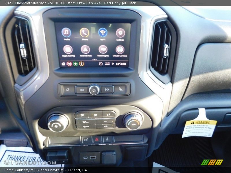 Controls of 2023 Silverado 2500HD Custom Crew Cab 4x4