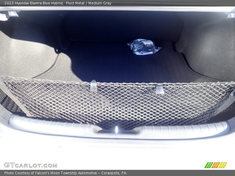 Fluid Metal / Medium Gray 2023 Hyundai Elantra Blue Hybrid