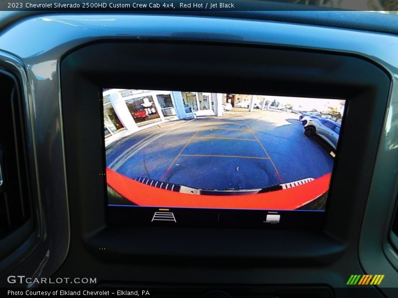 Red Hot / Jet Black 2023 Chevrolet Silverado 2500HD Custom Crew Cab 4x4