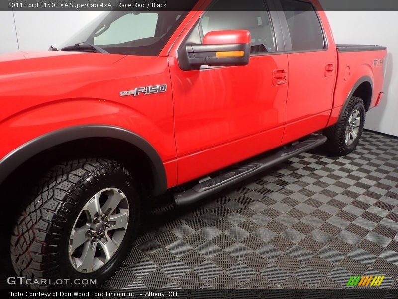 Race Red / Black 2011 Ford F150 FX4 SuperCab 4x4