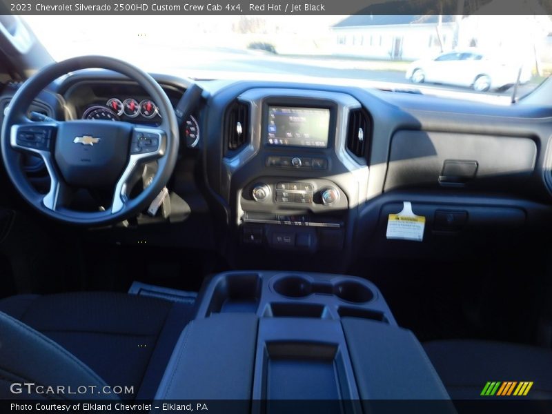 Dashboard of 2023 Silverado 2500HD Custom Crew Cab 4x4
