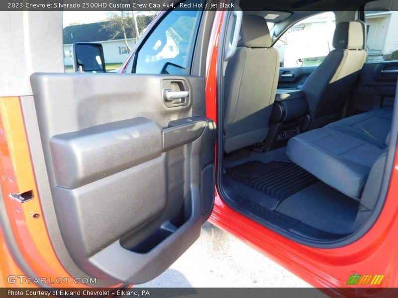 Red Hot / Jet Black 2023 Chevrolet Silverado 2500HD Custom Crew Cab 4x4