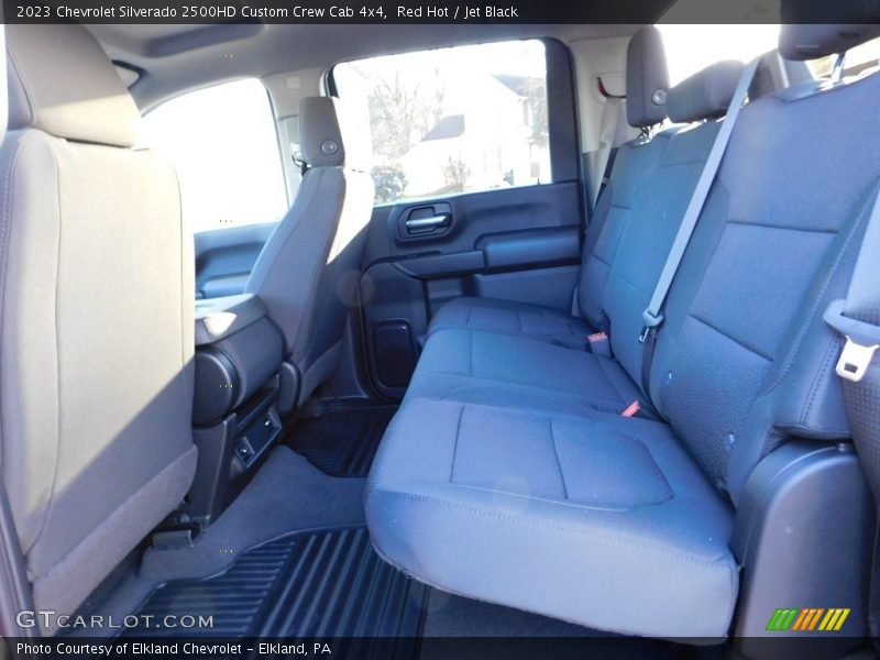 Rear Seat of 2023 Silverado 2500HD Custom Crew Cab 4x4