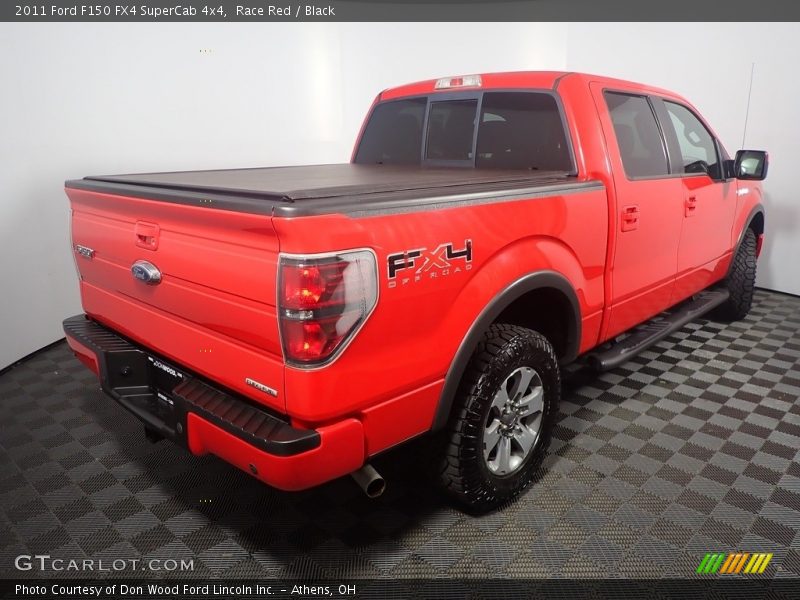 Race Red / Black 2011 Ford F150 FX4 SuperCab 4x4