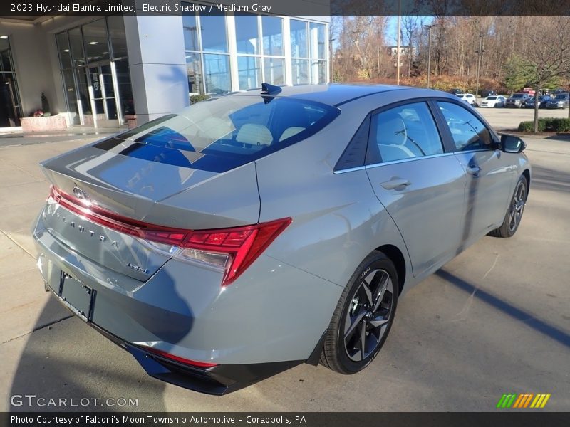 Electric Shadow / Medium Gray 2023 Hyundai Elantra Limited