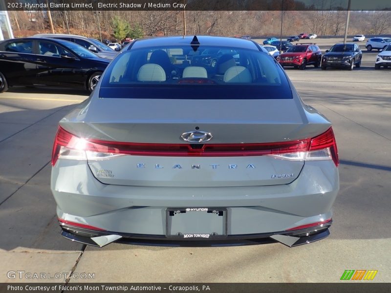 Electric Shadow / Medium Gray 2023 Hyundai Elantra Limited