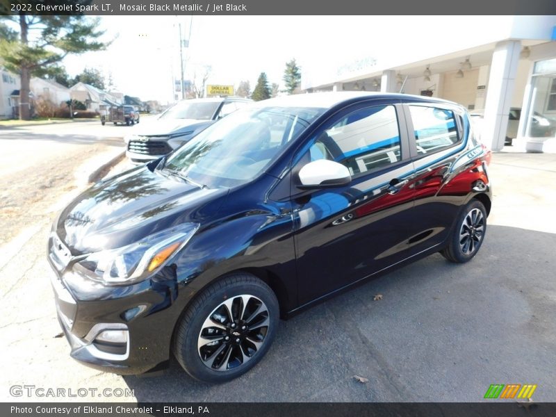 Mosaic Black Metallic / Jet Black 2022 Chevrolet Spark LT