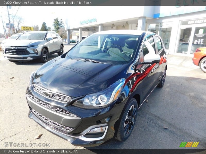 Mosaic Black Metallic / Jet Black 2022 Chevrolet Spark LT