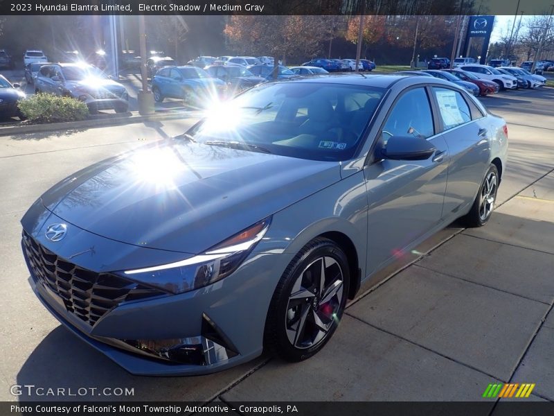 Electric Shadow / Medium Gray 2023 Hyundai Elantra Limited