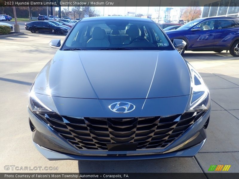 Electric Shadow / Medium Gray 2023 Hyundai Elantra Limited