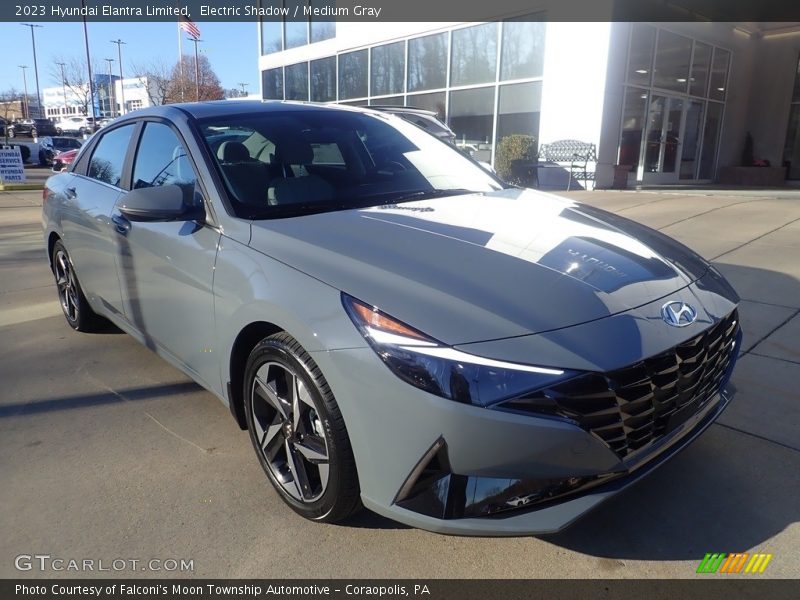 Electric Shadow / Medium Gray 2023 Hyundai Elantra Limited