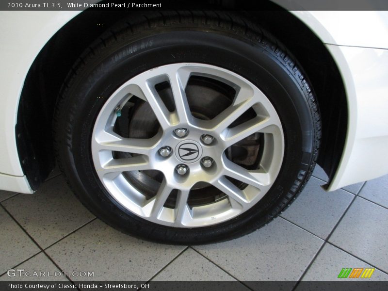 White Diamond Pearl / Parchment 2010 Acura TL 3.5