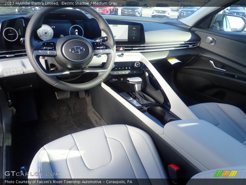 Electric Shadow / Medium Gray 2023 Hyundai Elantra Limited