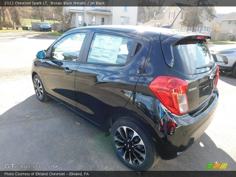 Mosaic Black Metallic / Jet Black 2022 Chevrolet Spark LT