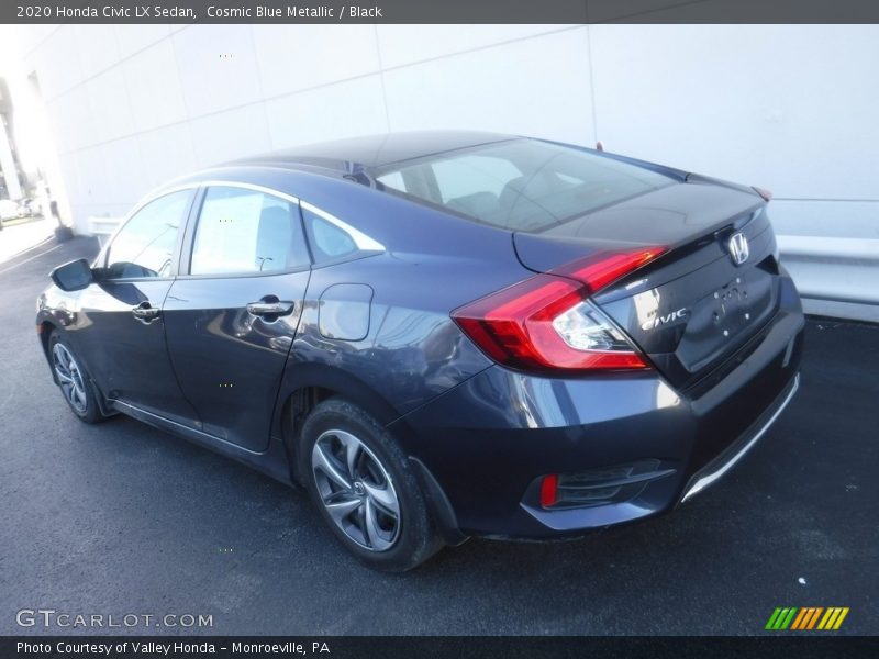 Cosmic Blue Metallic / Black 2020 Honda Civic LX Sedan