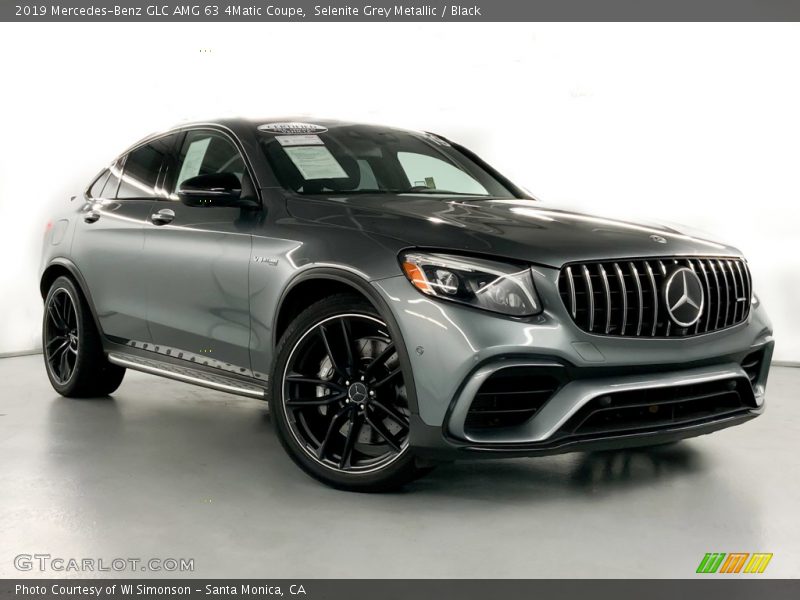 Selenite Grey Metallic / Black 2019 Mercedes-Benz GLC AMG 63 4Matic Coupe