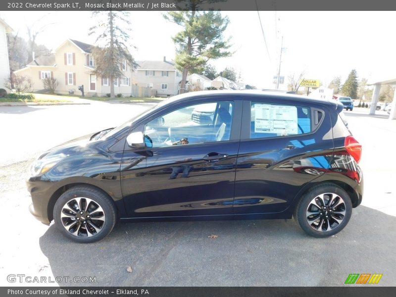Mosaic Black Metallic / Jet Black 2022 Chevrolet Spark LT