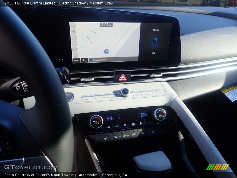 Electric Shadow / Medium Gray 2023 Hyundai Elantra Limited