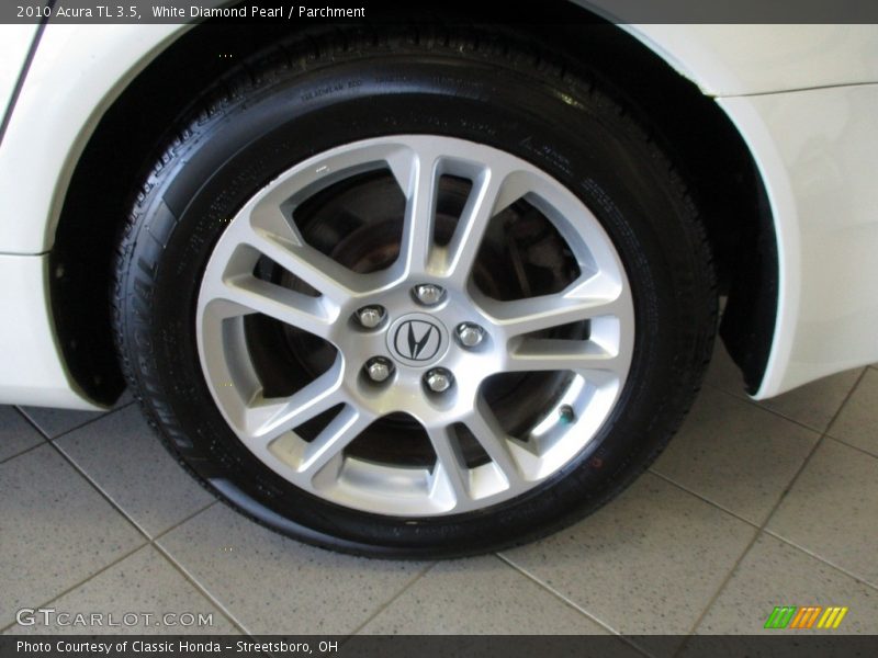 White Diamond Pearl / Parchment 2010 Acura TL 3.5