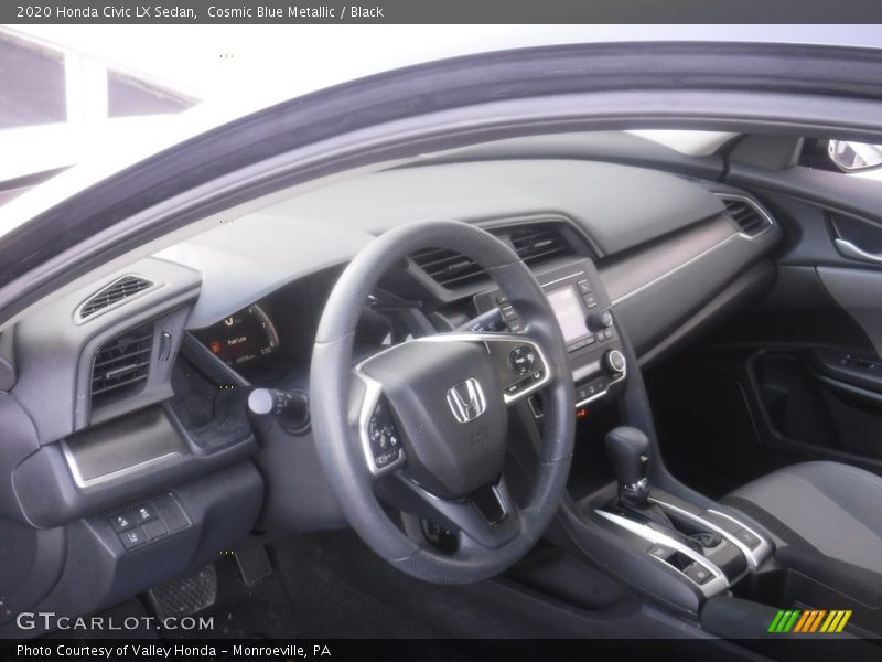 Cosmic Blue Metallic / Black 2020 Honda Civic LX Sedan