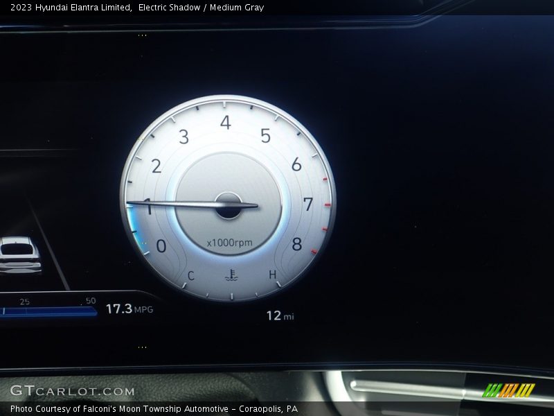 Electric Shadow / Medium Gray 2023 Hyundai Elantra Limited