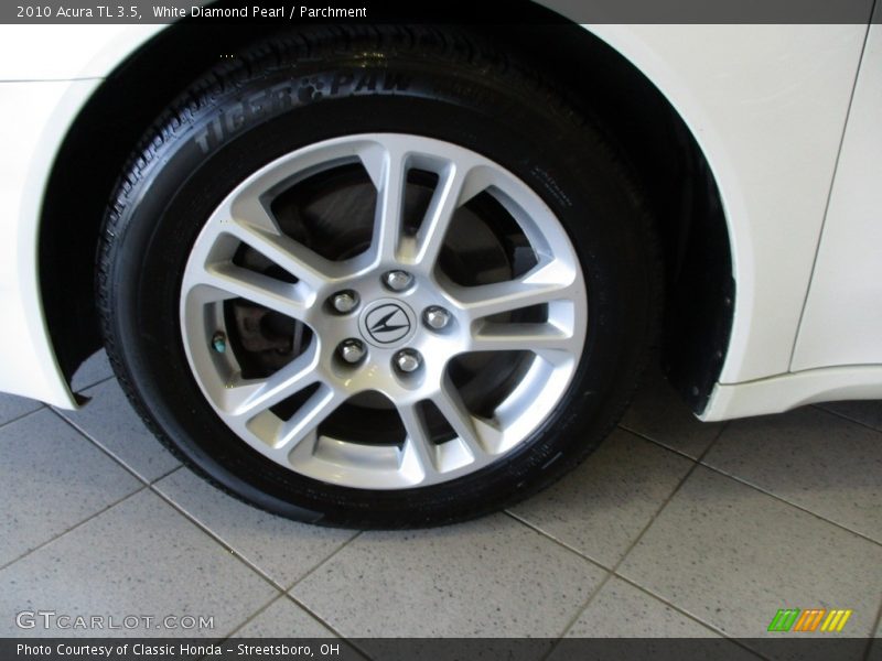 White Diamond Pearl / Parchment 2010 Acura TL 3.5