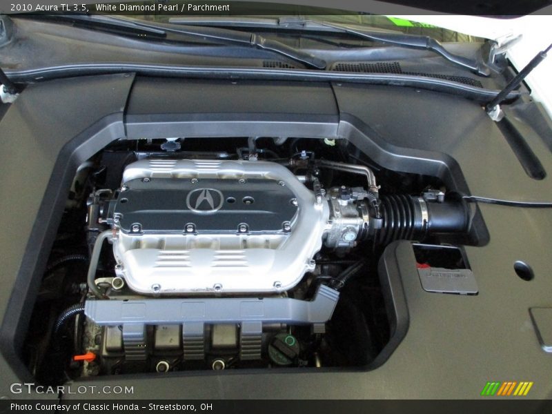 White Diamond Pearl / Parchment 2010 Acura TL 3.5