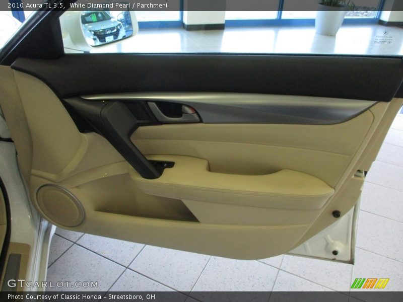 White Diamond Pearl / Parchment 2010 Acura TL 3.5