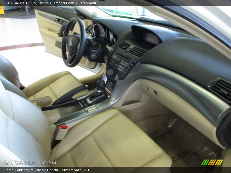 White Diamond Pearl / Parchment 2010 Acura TL 3.5